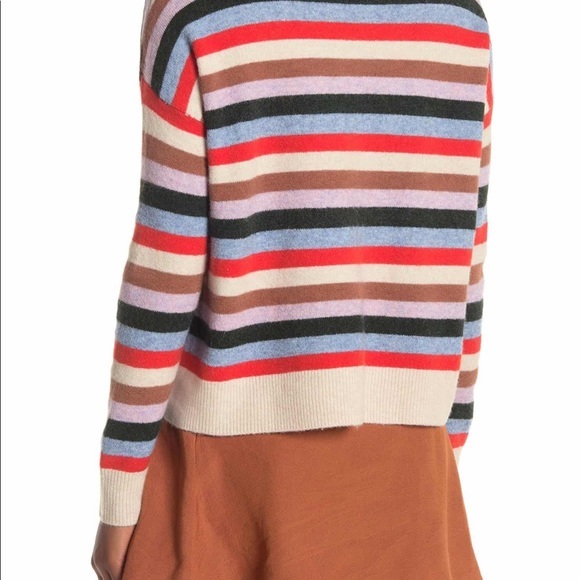 Madewell Striped Pullover Sweater size medium - Picture 2 of 2